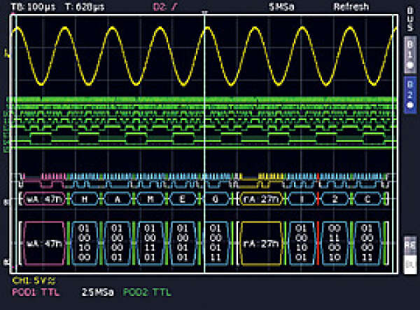 Rohde&Schwarz HOO11 - последовательная шина для аналоговых каналов (Опция для всех осциллографов серии HMO)